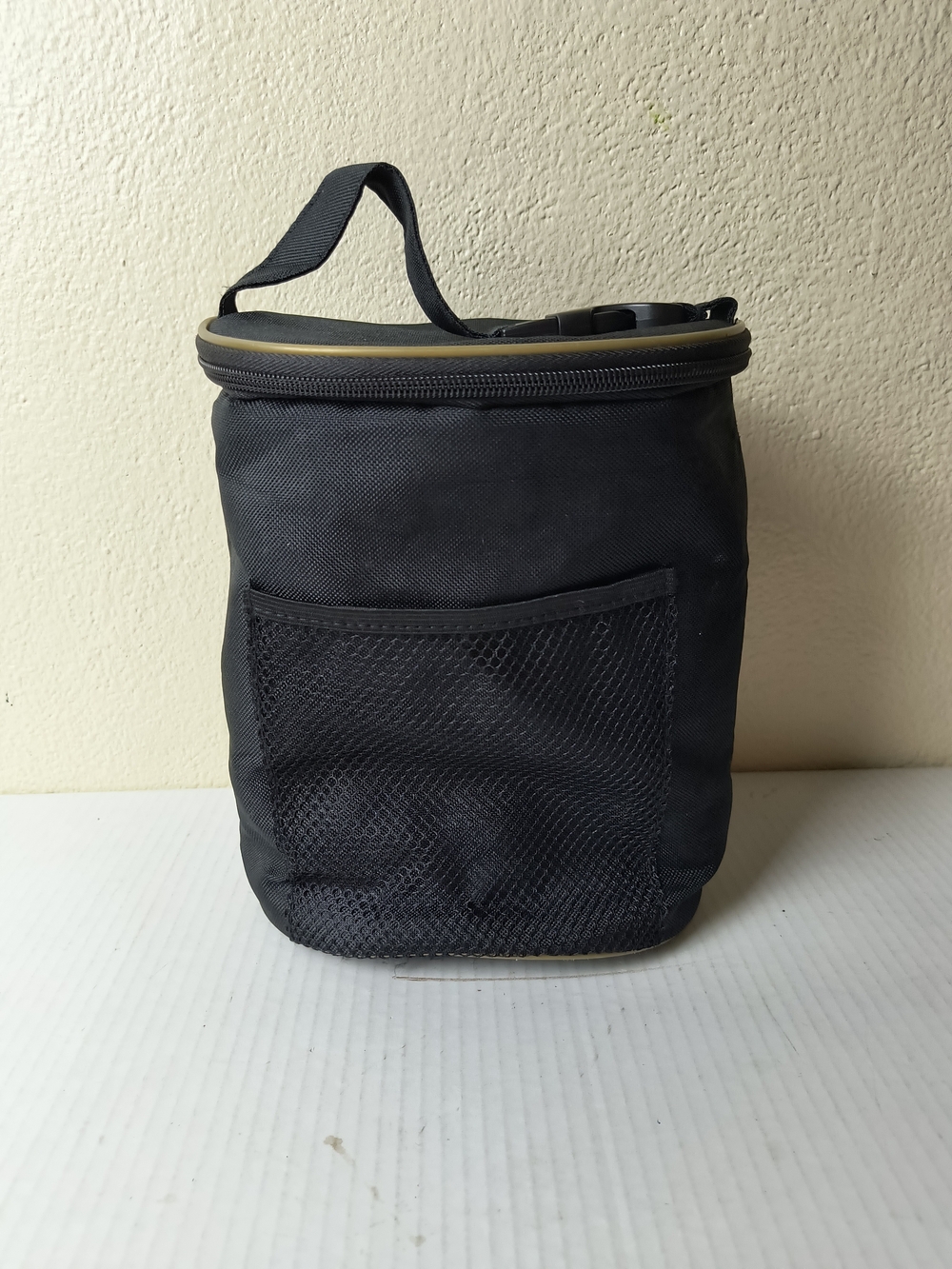 Black Unisex Compact Soft Cooler Bag with Top Handle